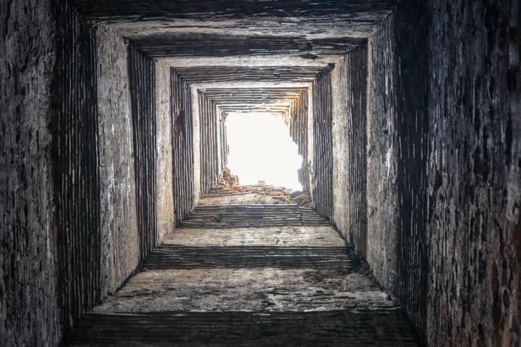 Chimney interior